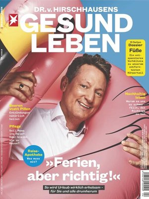 cover image of HIRSCHHAUSENS STERN GESUND LEBEN 04/2019--Ferien, aber richtig!